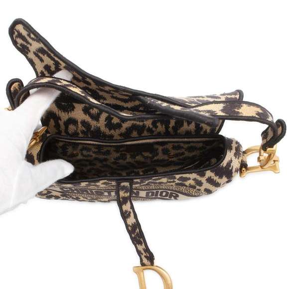Christian Dior Saddle Leopard Bag - Picture 5 of 12